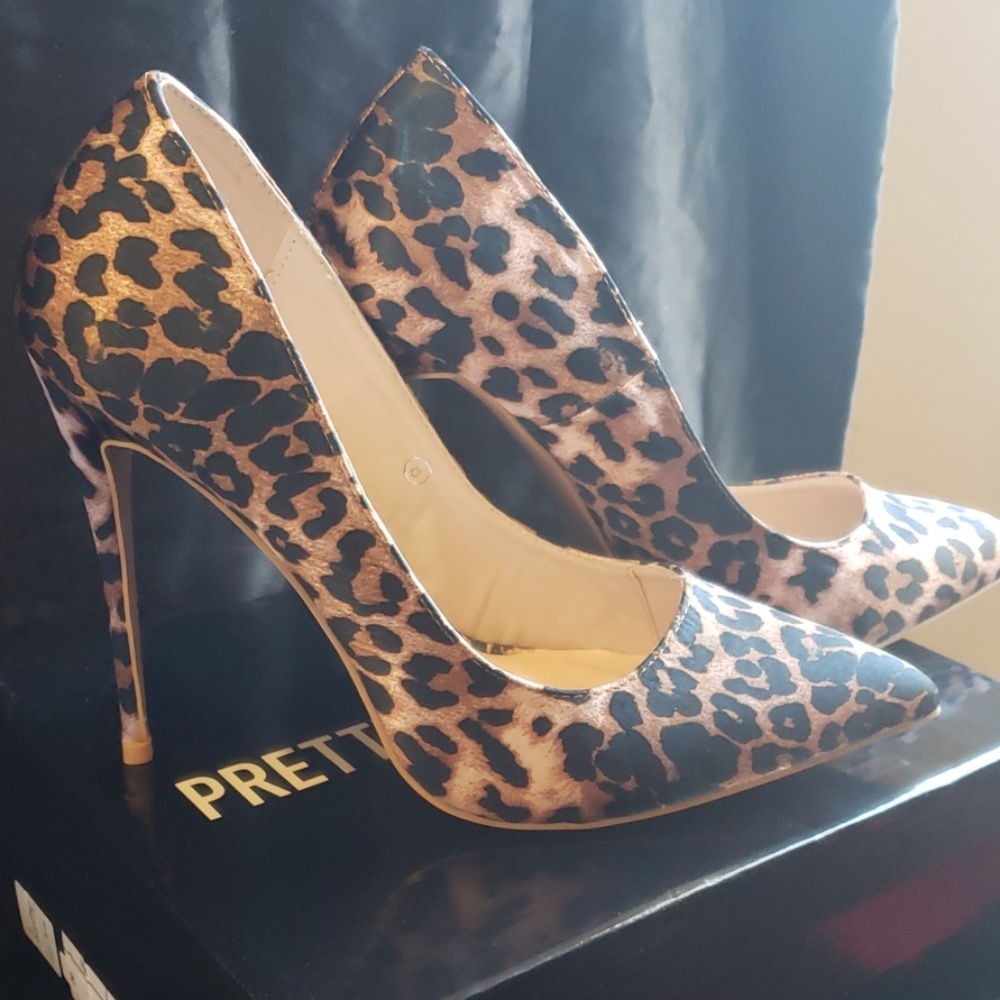 Leopard High Heels by PrettyLittleThing - Picture 5 of 8